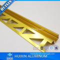 Flexible aluminum strip gold color aluminum tile corner 6063 aluminum tile edging